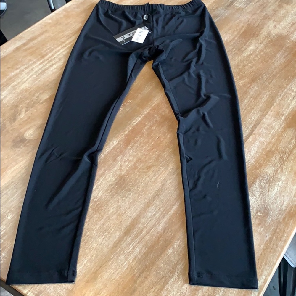 Alisha D. Black Leggings